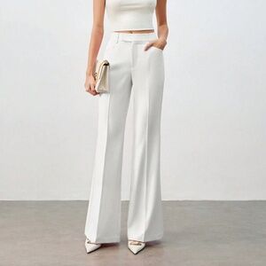 Classic professional white trousers
